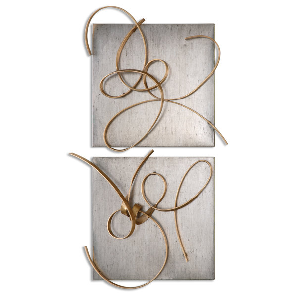 Brayden Studio® 2 Piece Metal Wall Decor Set & Reviews Wayfair